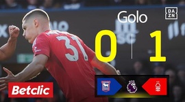 Premier League: Ipswich Town vs Nottingham Forest, Golo 0-1 Milenković (2024-2025)