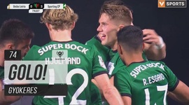 Taça de Portugal Placard: U. Leiria SAD vs Sporting, Golo 0-3 Gyokeres (2023-2024)