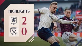 Premier League: Aston Villa 2 - 0 West Ham (2025-2026)