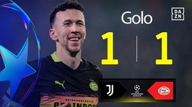 Liga Campeões: Juventus vs PSV, Golo 1-1 Perišić (2024-2025)