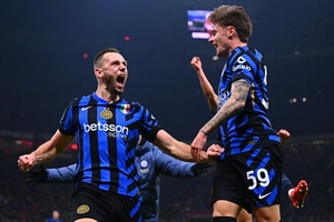 Itália: AC Milan de Conceição e Inter empatam em jogo emotivo decidido nos descontos