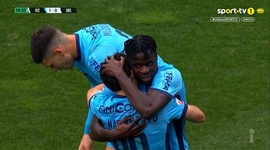 Liga Portugal 2 Meu Super: Vizela vs U. Leiria, Golo 1-0 P. Obah (2024-2025)