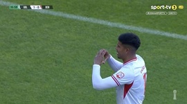 Liga Portugal 2 Meu Super: U. Leiria vs Benfica, Golo 1-0 L. Albornoz (2025-2026)
