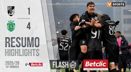 Liga Portugal Betclic: V. Guimarães 1 - 4 Sporting (2025-2026)