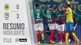 Liga Portugal Bwin: Arouca 0 - 3 Marítimo (2021-2022)