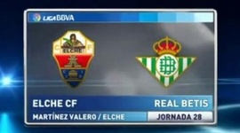 Liga BBVA: Elche 0 - 0 Bétis (2013-2014)