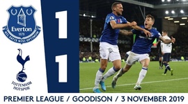 Premier League: Everton 1 - 1 Tottenham (2019-2020)