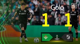 Liga Conferência Europa: Bétis vs V. Guimarães, Golo 1-1 João Mendes (2024-2025)