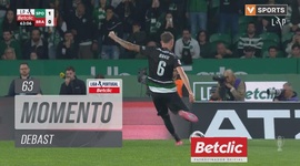 Liga Portugal Betclic: Sporting vs Sp. Braga, Jogada Debast, 63' (2024-2025)
