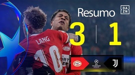 Liga Campeões: PSV 3 - 1 a.p Juventus (2024-2025)