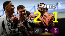 Premier League: Newcastle 2 - 1 Burnley (2025-2026)