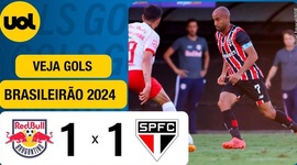 Brasileirão: RB Bragantino 1 - 1 São Paulo (2024)