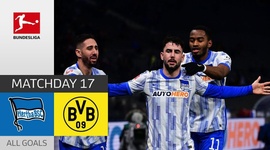 Bundesliga: Hertha Berlin 3 - 2 Dortmund (2021-2022)