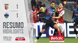 Liga Portugal Betclic: Sp. Braga 1 - 1 Desp. Chaves (2023-2024)