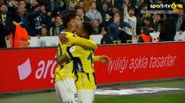 Super Ligi: Fenerbahce vs Göztepe Izmir, Golo 3-1 O. Aydın (2024-2025)
