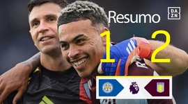 Premier League: Leicester 1 - 2 Aston Villa (2024-2025)