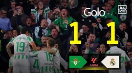 La Liga: Bétis vs Real Madrid, Golo 1-1 Johnny Cardoso (2024-2025)