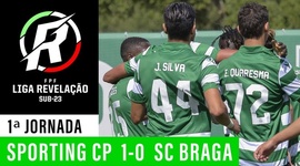 Liga Revelação: Sporting 1 - 0 Sp. Braga (2019-2020)