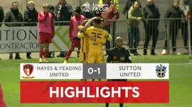 FA Cup: Hayes & Yeading 0 - 1 Sutton United (2021-2022)