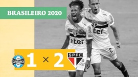 Brasileirão: Grêmio 1 - 2 São Paulo (2020)