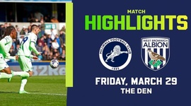 Championship: Millwall 1 - 1 WBA (2023-2024)