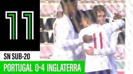 Elite League Sub-20: Portugal 0 - 4 Inglaterra (2019-2020)