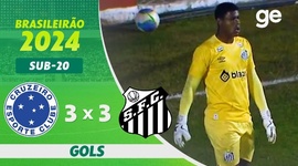 Brasileirão S20: Cruzeiro 3 - 3 Santos (2024)