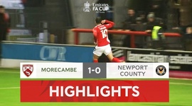 FA Cup: Morecambe 1 - 0 Newport County (2021-2022)