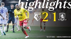 Championship: Watford 2 - 1 Middlesbrough (2024-2025)