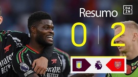Premier League: Aston Villa 0 - 2 Arsenal (2024-2025)