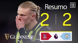 Premier League: Crystal Palace 2 - 2 Man City (2024-2025)
