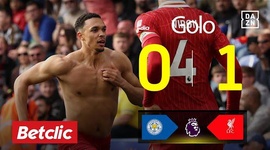 Premier League: Leicester vs Liverpool, Golo 0-1 Arnold (2024-2025)