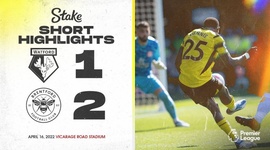Premier League: Watford 1 - 2 Brentford (2021-2022)