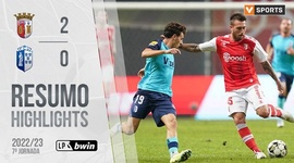 Liga Portugal Bwin: Sp. Braga 2 - 0 Vizela (2022-2023)