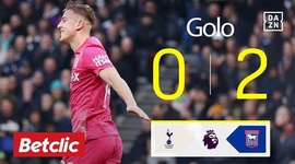 Premier League: Tottenham vs Ipswich Town, Golo 0-2 Delap (2024-2025)