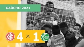 Campeonato Gaúcho: Internacional 4 - 1 Juventude (2021)