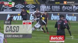 Liga Portugal Betclic: CF Estrela Amadora vs Benfica, Caso Fábio Ronaldo, 94' (2024-2025)
