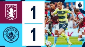 Premier League: Aston Villa 1 - 1 Man City (2022-2023)