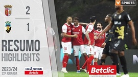 Liga Portugal Betclic: Sp. Braga 2 - 1 Farense (2023-2024)