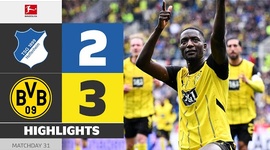 Bundesliga: 1899 Hoffenheim 2 - 3 Dortmund (2024-2025)