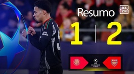 Liga Campeões: Girona 1 - 2 Arsenal (2024-2025)