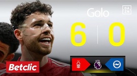 Premier League: Nottingham Forest vs Brighton, Golo 6-0 Williams (2024-2025)
