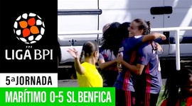 Liga de Futebol Feminino BPI: Marítimo 0 - 5 Benfica (2019-2020)