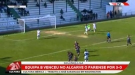 Segunda Liga: Farense 0 - 3 Benfica (2014-2015)