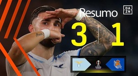 Liga Europa: Lazio 3 - 1 Real Sociedad (2024-2025)