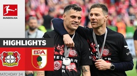 Bundesliga: Leverkusen 2 - 1 FC Augsburg (2023-2024)