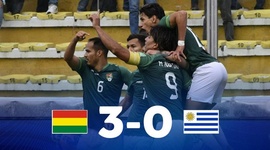 Qualificação Mundial América do Sul: Bolívia 3 - 0 Uruguai (2022)