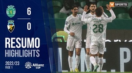 Allianz Cup: Sporting 6 - 0 Farense (2022-2023)