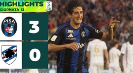 Serie B: Pisa 3 - 0 Sampdoria (2024-2025)