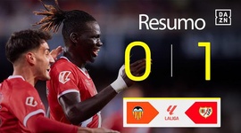 La Liga: Valência 0 - 1 Rayo Vallecano (2024-2025)